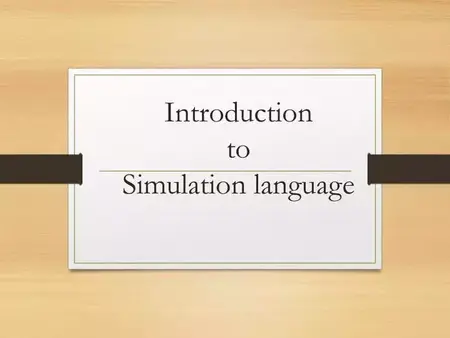 How to Learn to Use a Simulation Language
