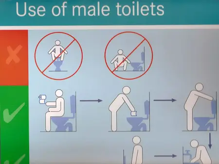 How to Use a Toilet
