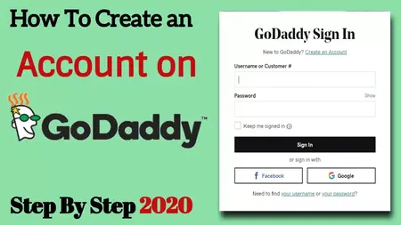 How to Make a GoDaddy Account
