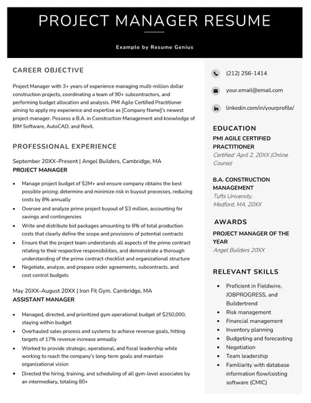 How to Create a Professional Resume for Project Managers