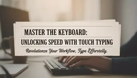 How to Learn Touch Typing