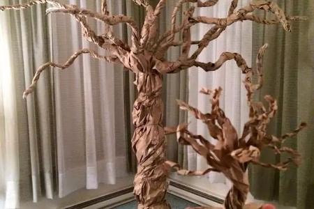 How to Make a Paper Bag Tree