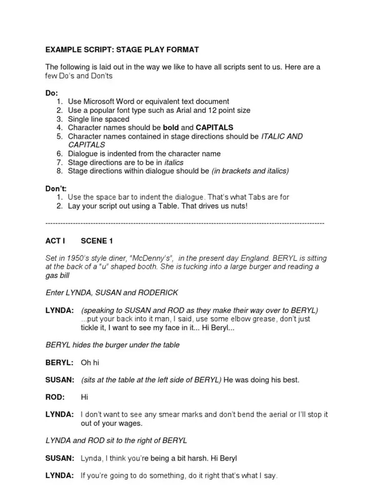 script format: latest script format article and updated - betooler.com